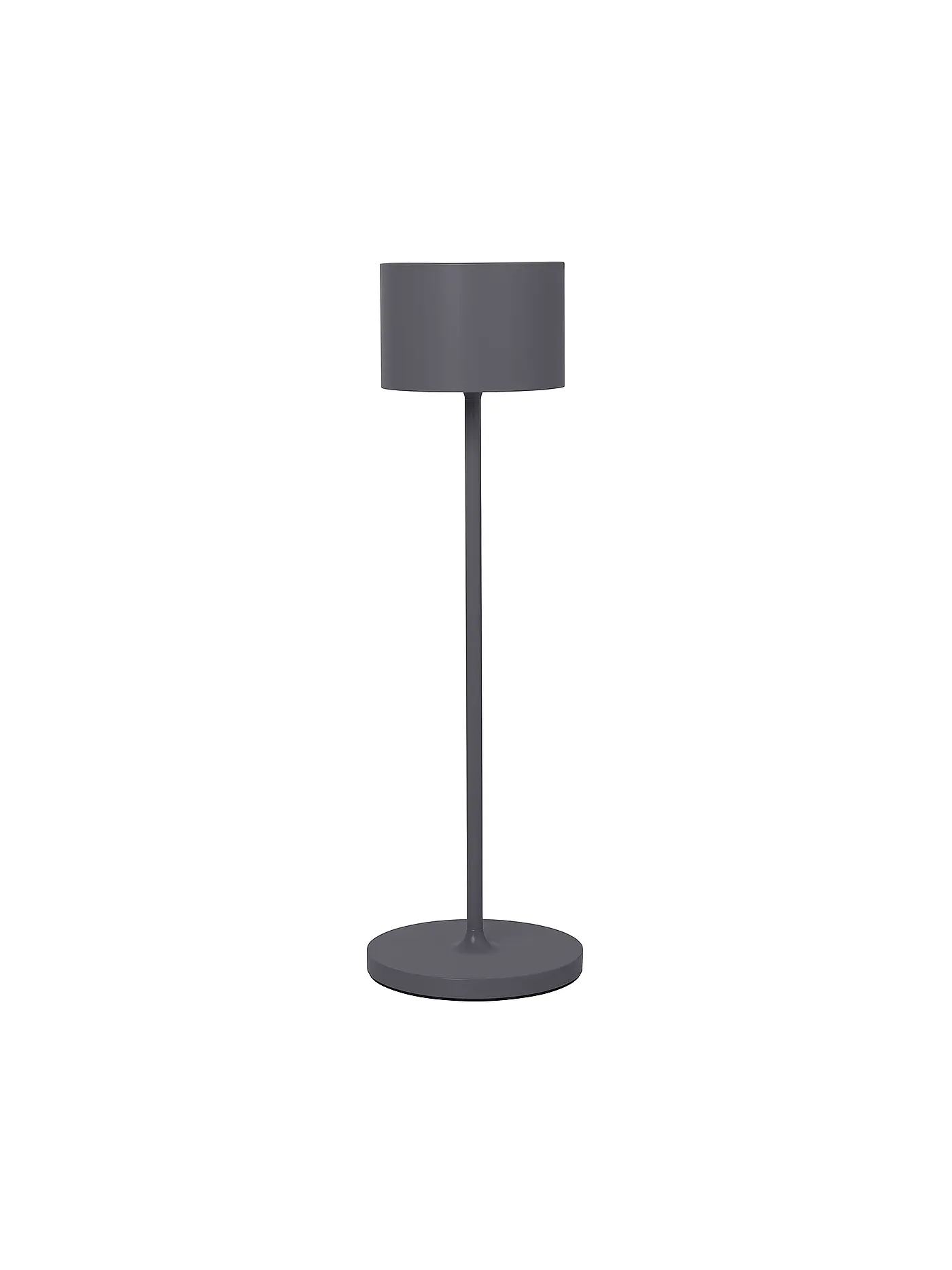 BLOMUS | Mobile LED Stehleuchte FAROL 33,5cm Burned Metal | grau
